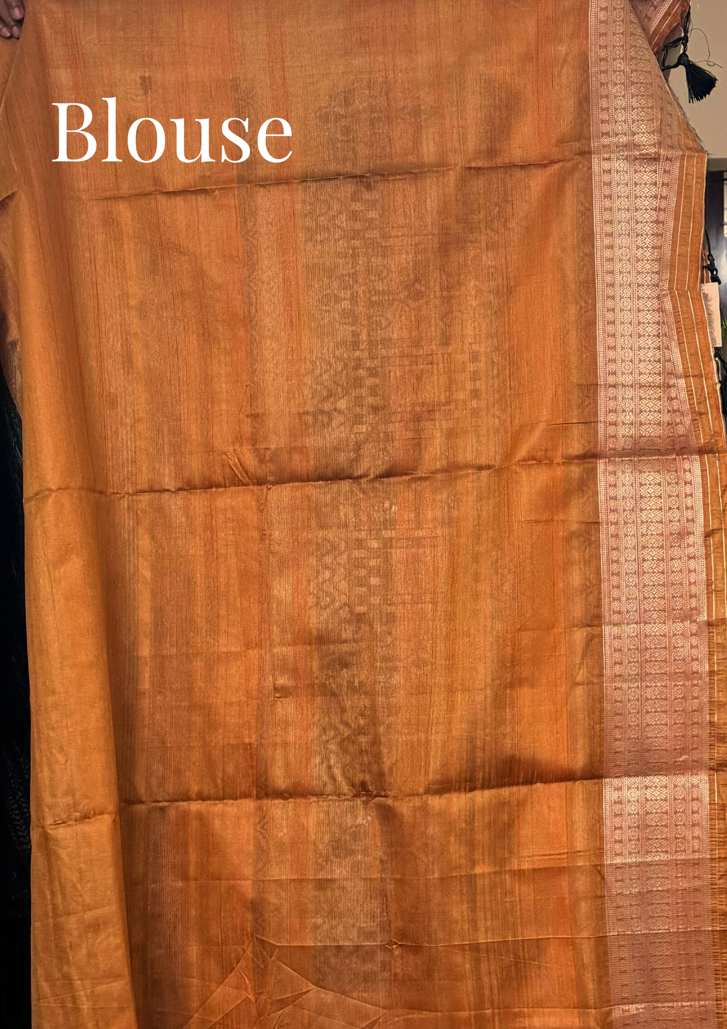 Dark Green and Mustard Banarasi Silk Saree